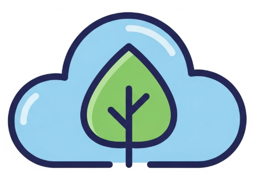 Cloud Sustainability Icon